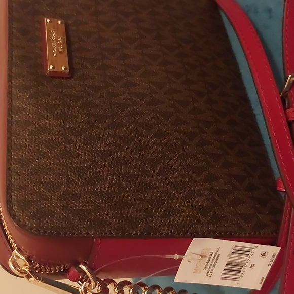 Michael Kors Bags Nwt Michael Kors Signature Purse Crossbody With Chainleather Long Strap
